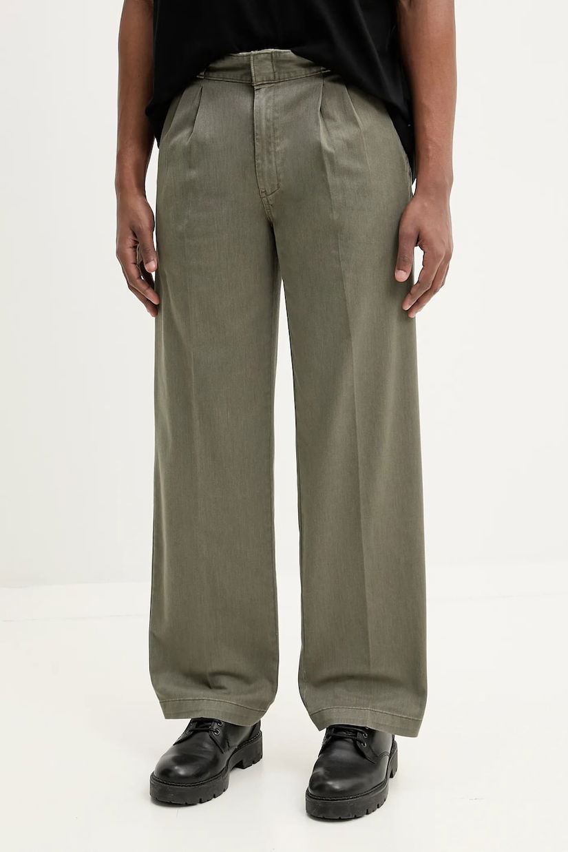 Dickies pantaloni barbati, culoarea verde, drept, DK0A4Z7FMGR1