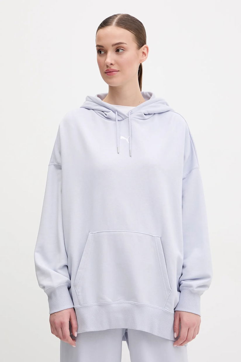 Puma bluza femei, cu glugă, neted, 629751