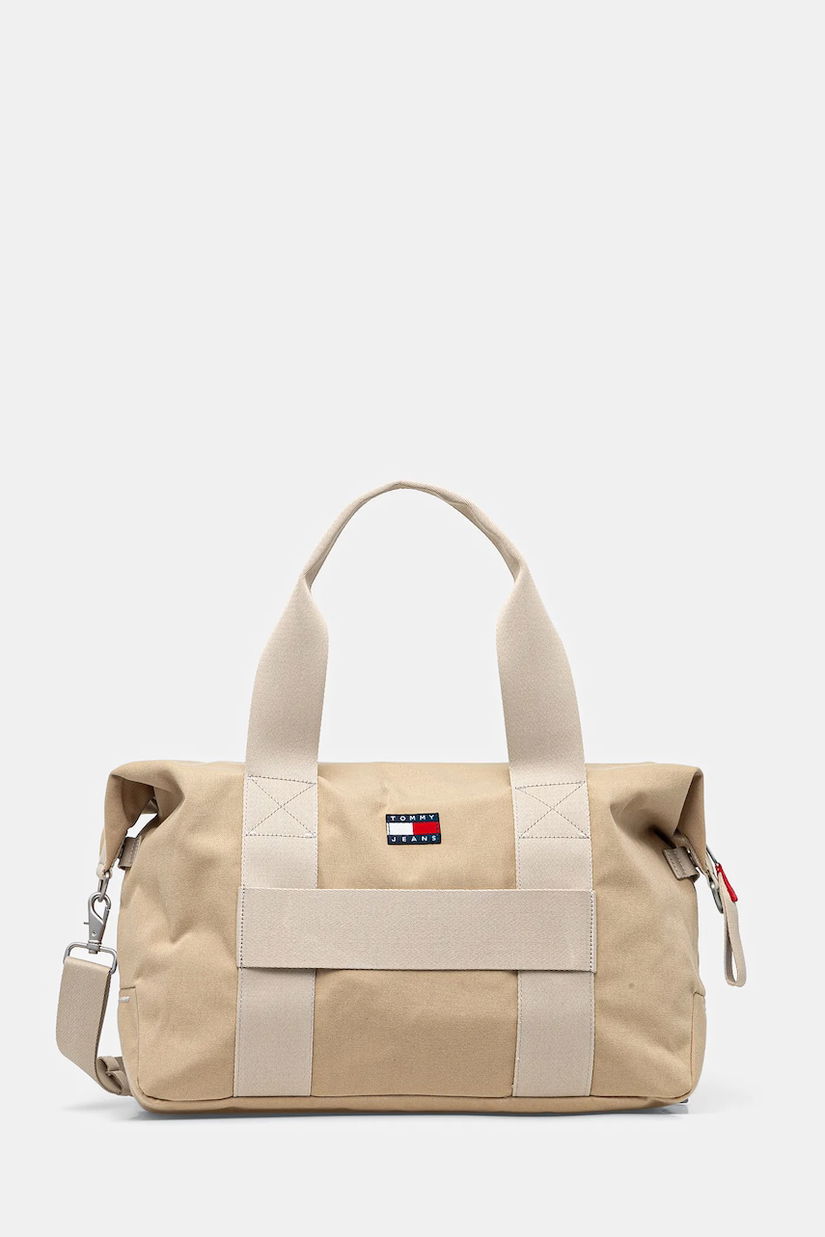 Tommy Jeans geanta culoarea bej, AM0AM13325