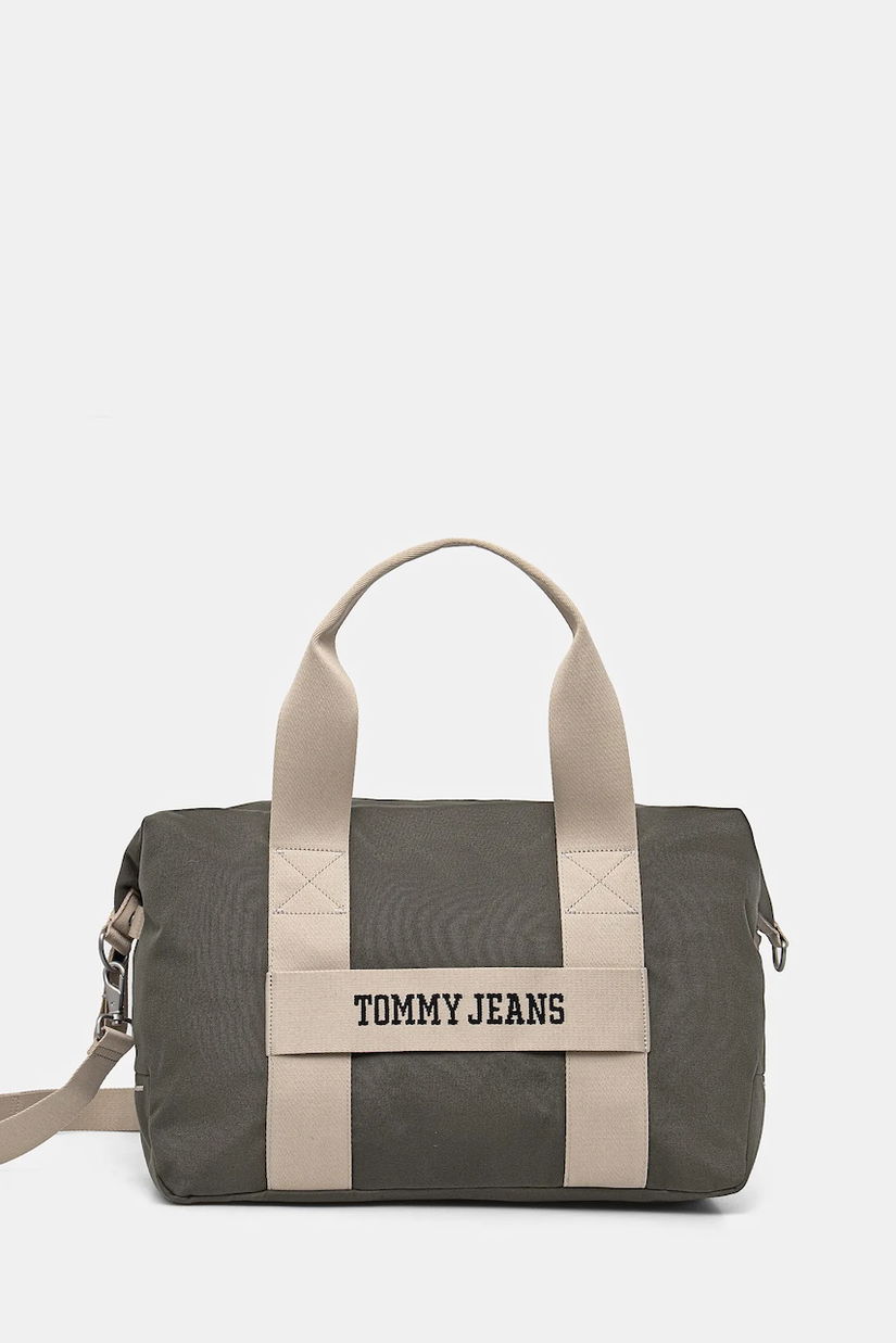 Tommy Jeans geanta culoarea verde, AM0AM13325
