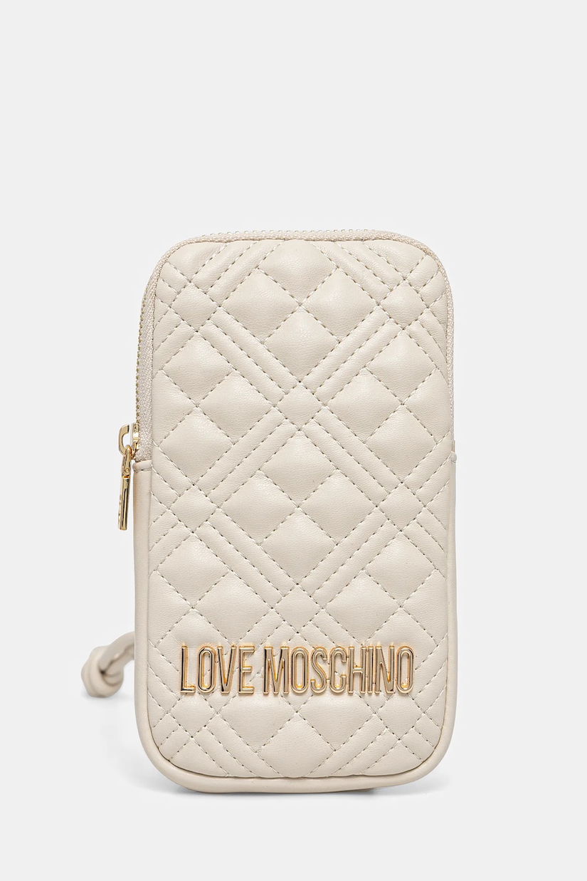 Love Moschino carcasa de telefon culoarea bej, JC5660PP0MLA0110