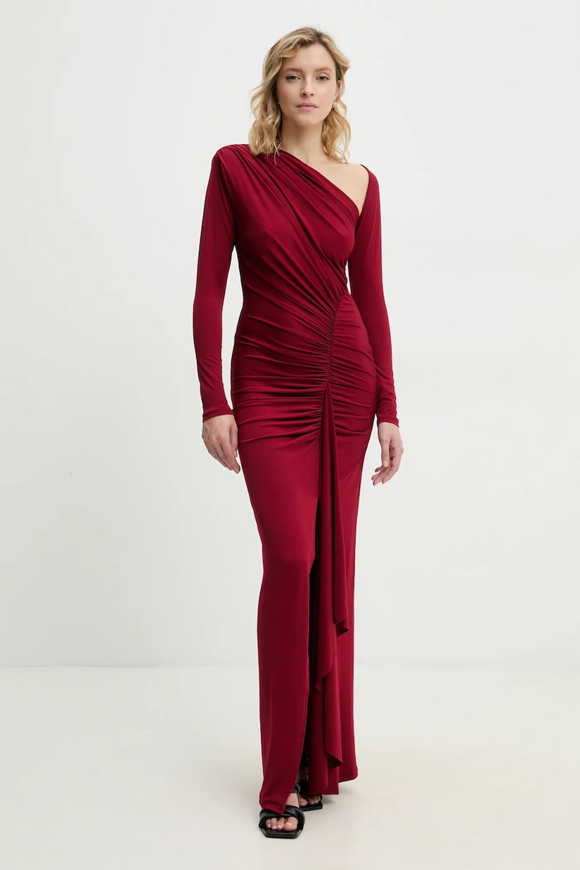 Answear Lab rochie culoarea rosu, maxi, mulată