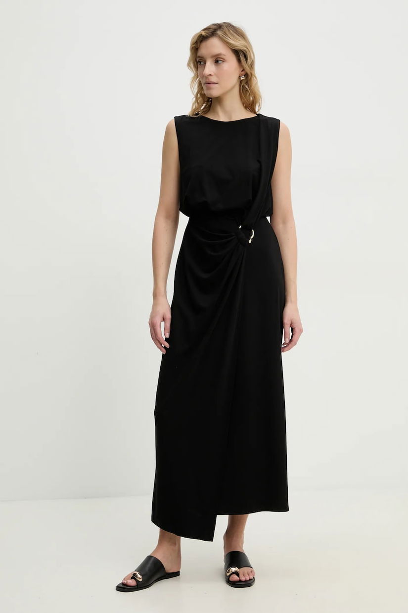 Answear Lab rochie culoarea negru, maxi, dreaptă