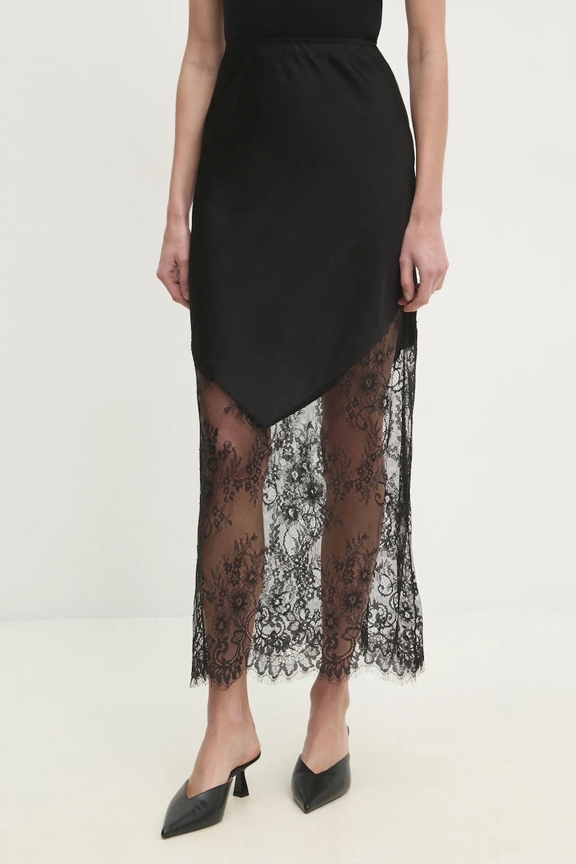 Answear Lab fustă culoarea negru, maxi, drept