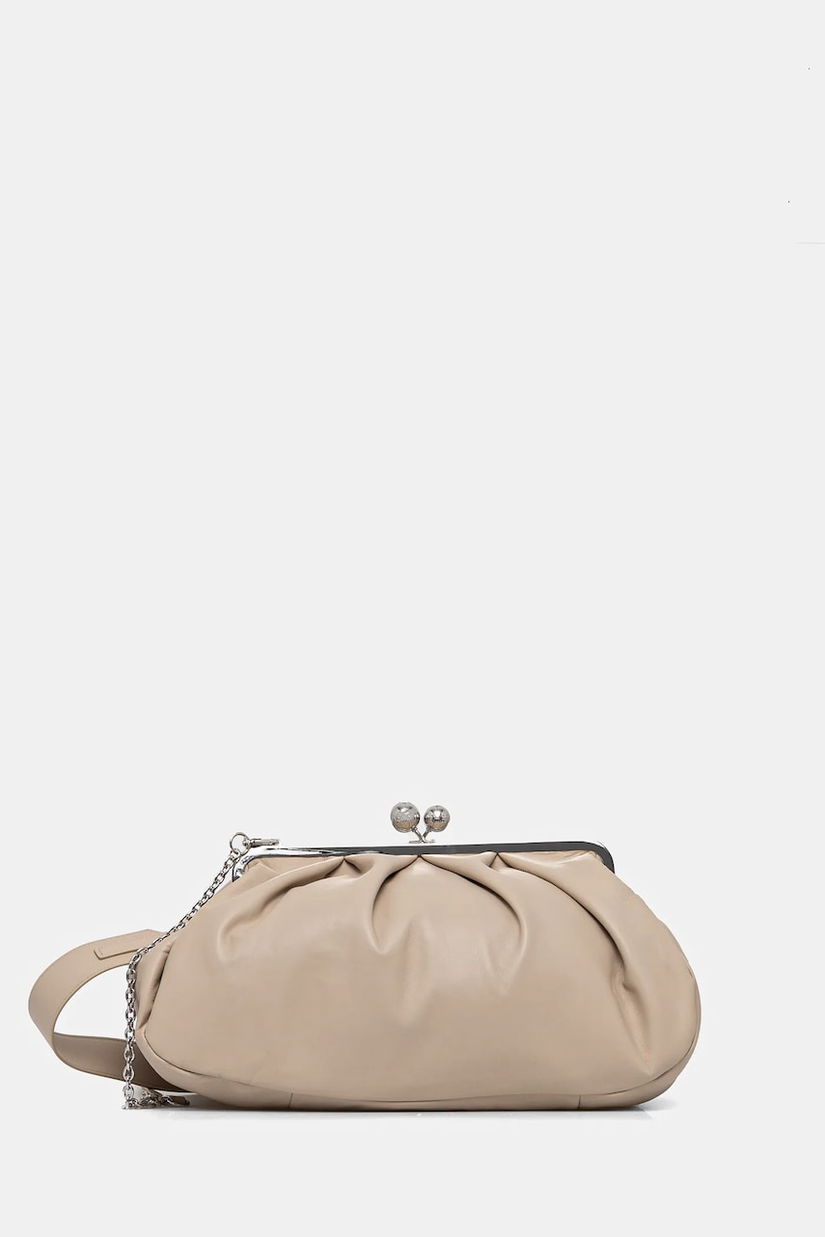 Weekend Max Mara poseta de piele culoarea bej, 2515511014600