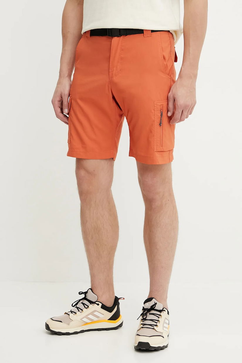 Columbia pantaloni scurți sport Silver Ridge Utility bărbați, culoarea negru, 2030744
