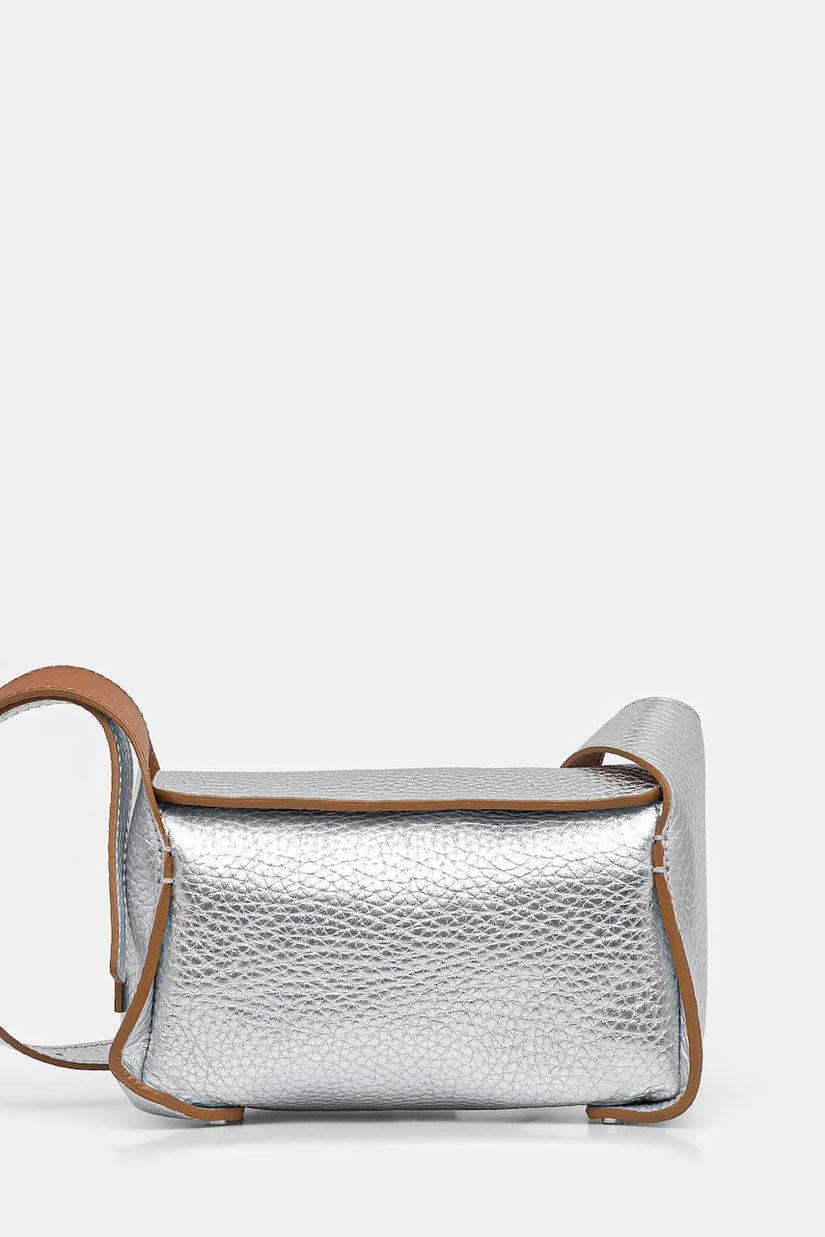 Gianni Chiarini poseta de piele PENELOPE culoarea argintiu, BS 11350 RNGDBL