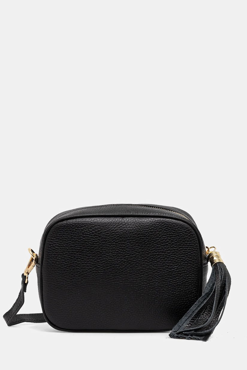 Answear Lab poseta de piele culoarea negru