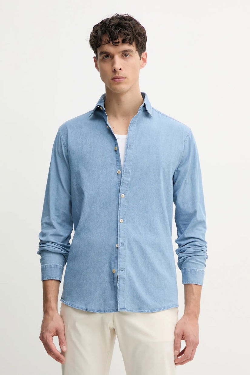 Lindbergh camasa barbati, cu guler clasic, relaxed, 30-203652