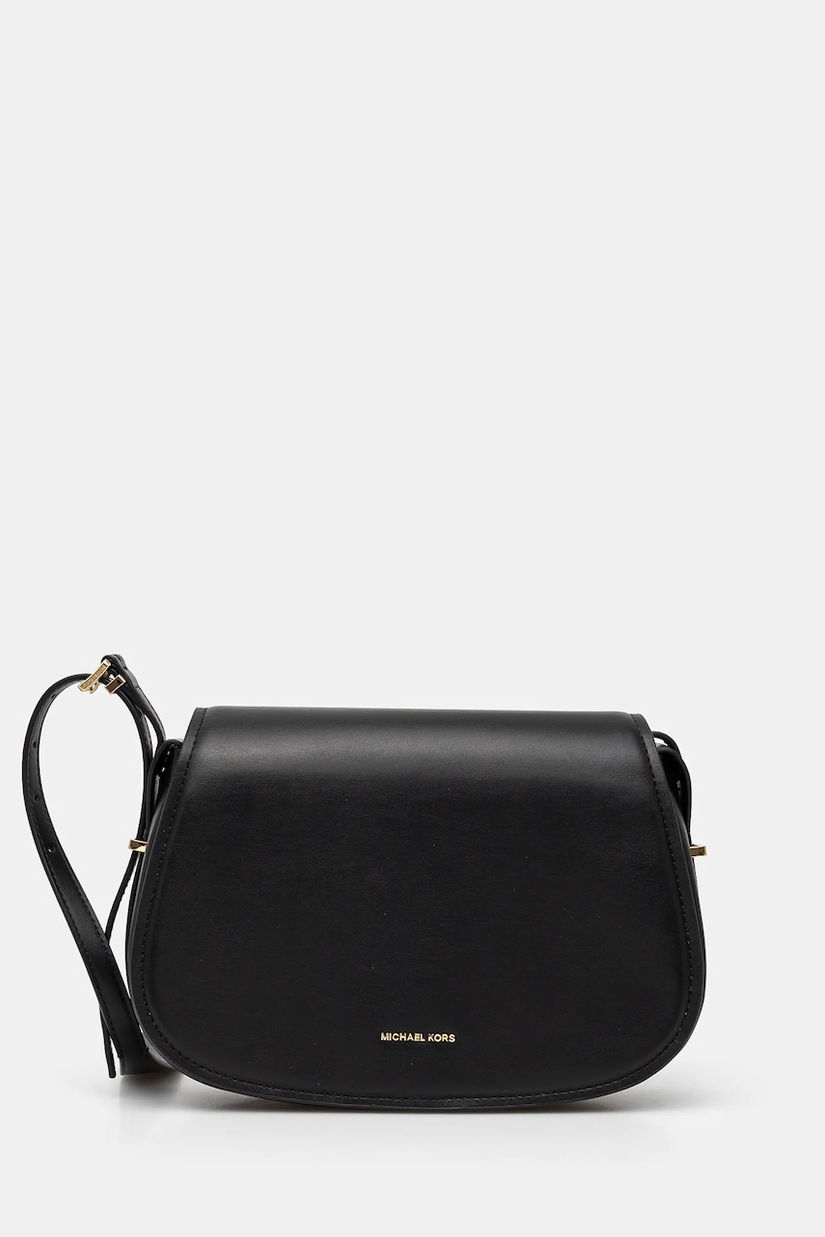 MICHAEL Michael Kors poseta de piele culoarea negru, 30R5GL0M2L