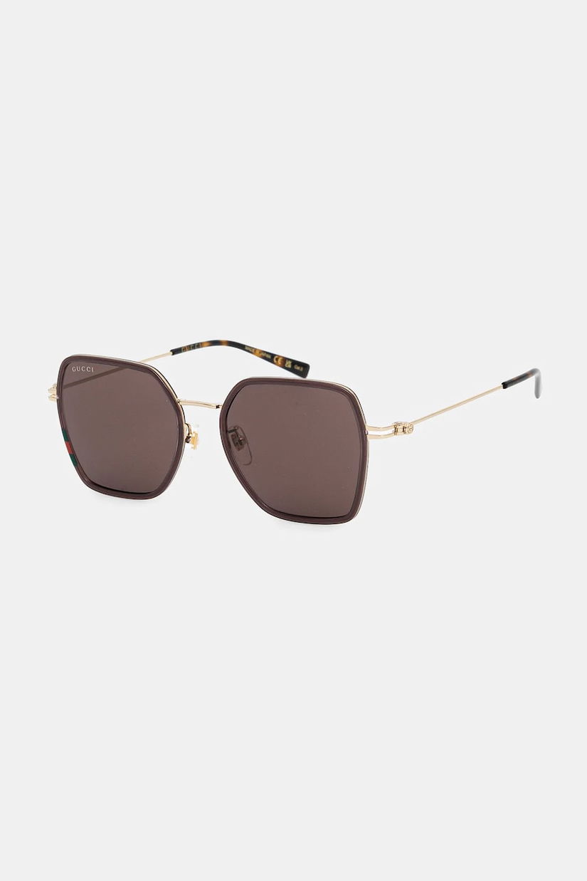 Gucci ochelari de soare femei, culoarea auriu, GG1850SA