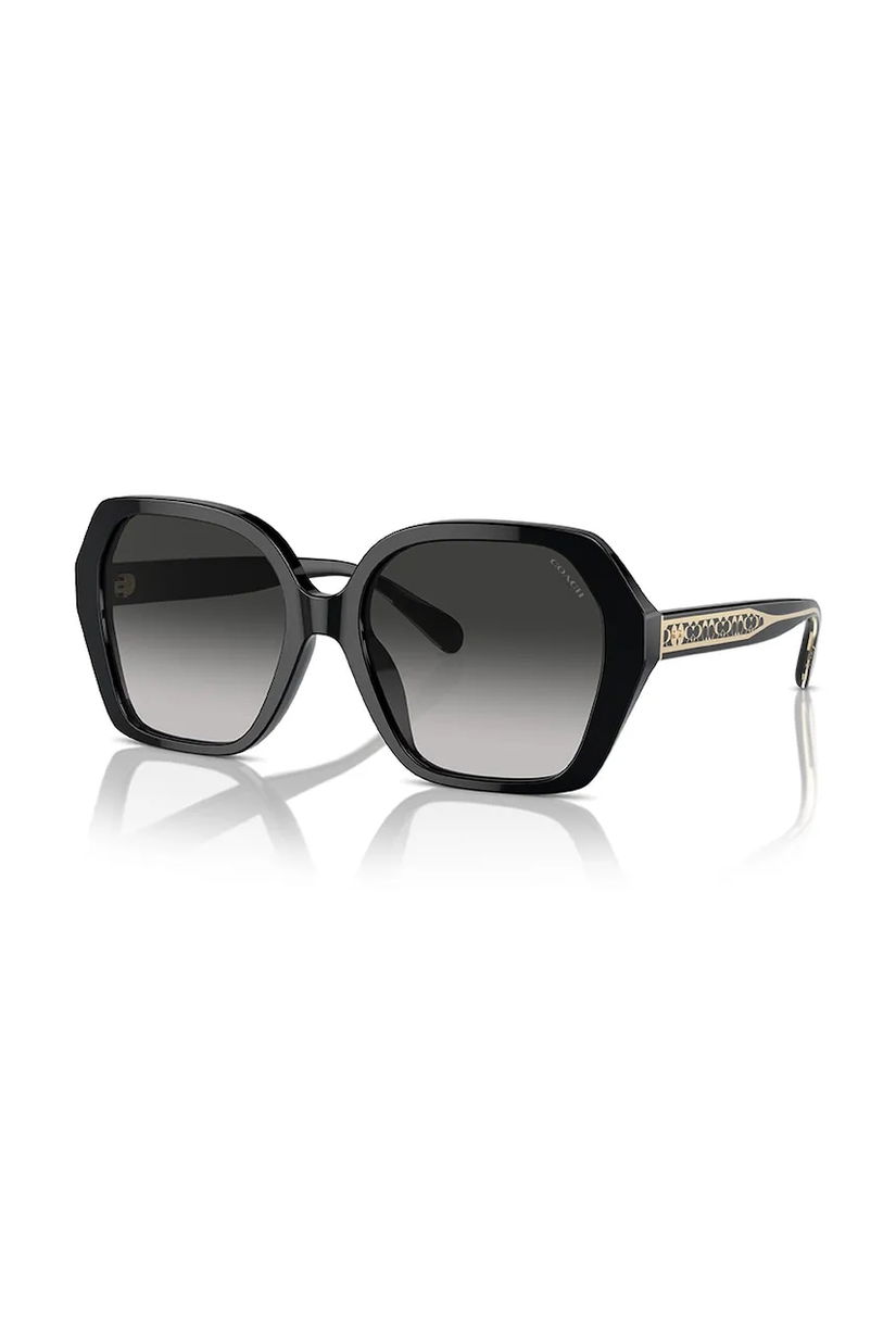 Coach ochelari femei, culoarea negru, 0HC8404U