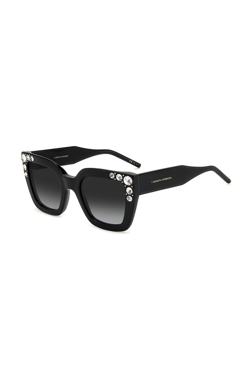 Carolina Herrera ochelari femei, culoarea negru, HER 0130/S