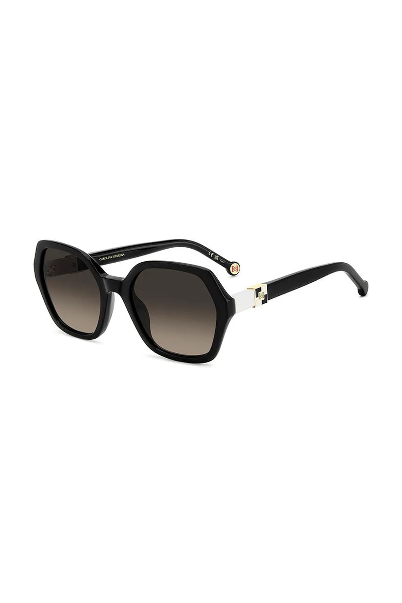Carolina Herrera ochelari femei, culoarea negru, HER 0298/G/S