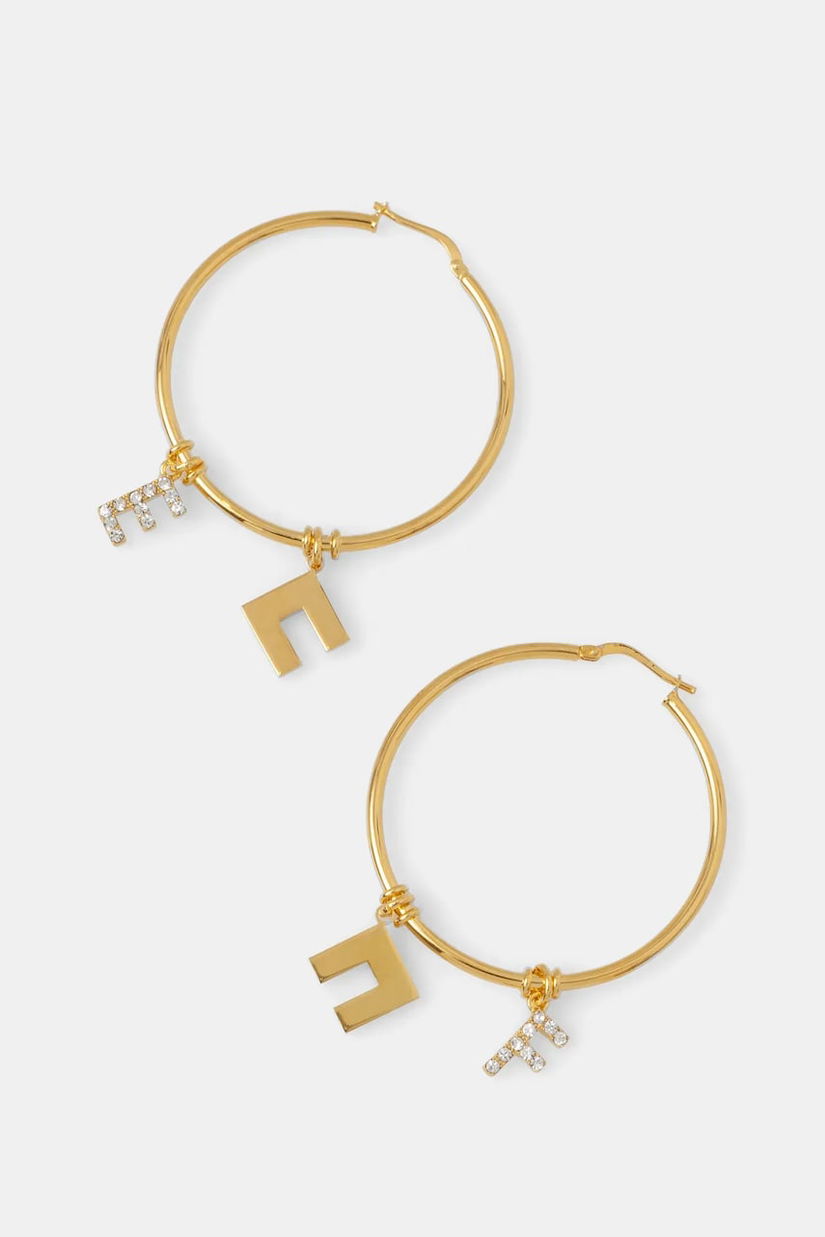 Elisabetta Franchi cercei OR48A51E2