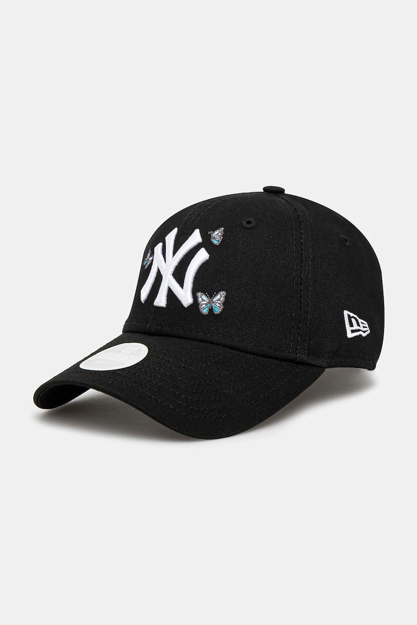 New Era șapcă de baseball din bumbac culoarea negru, cu imprimeu, 60595344