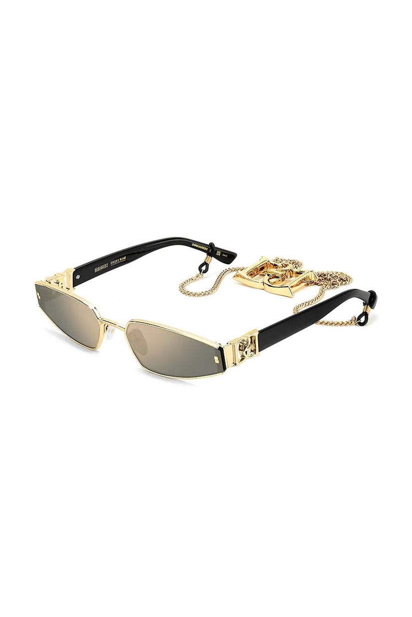 DSQUARED2 ochelari femei, culoarea gri, D2 0168/S/SE
