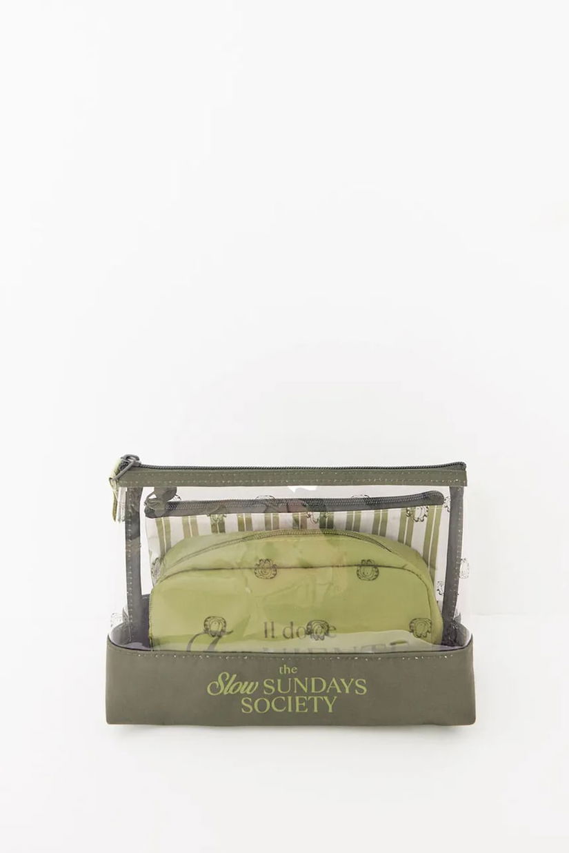 women'secret set cosmetice MICKEY 3-pack culoarea verde, 4849215