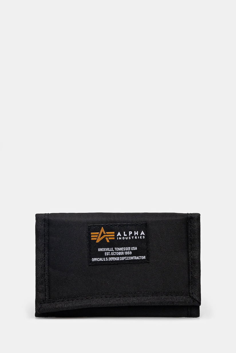 Alpha Industries portofel Crew Wallet II culoarea negru, 146940