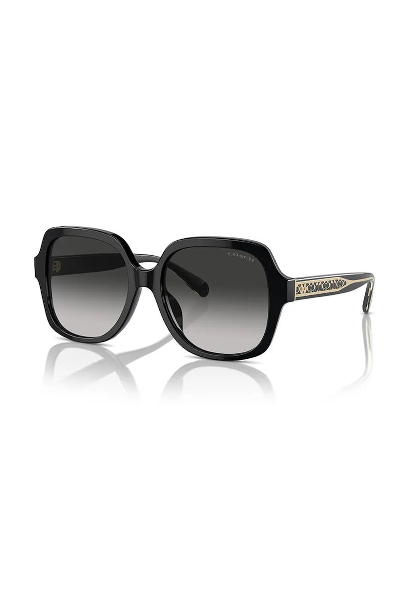 Coach ochelari femei, culoarea negru, 0HC8395U