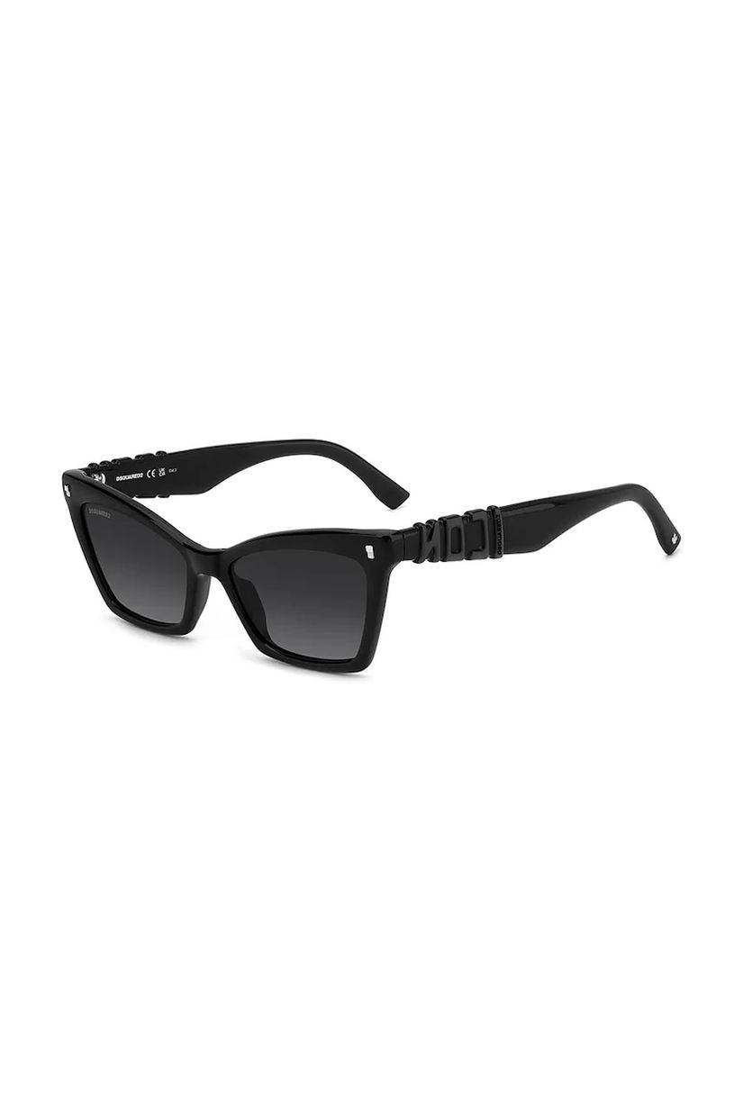 DSQUARED2 ochelari femei, culoarea negru, ICON 0026/S