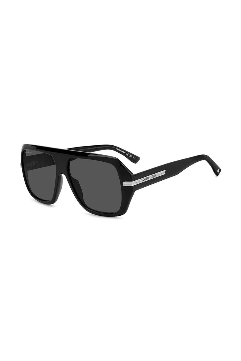 DSQUARED2 ochelari barbati, culoarea gri, D2 0160/S
