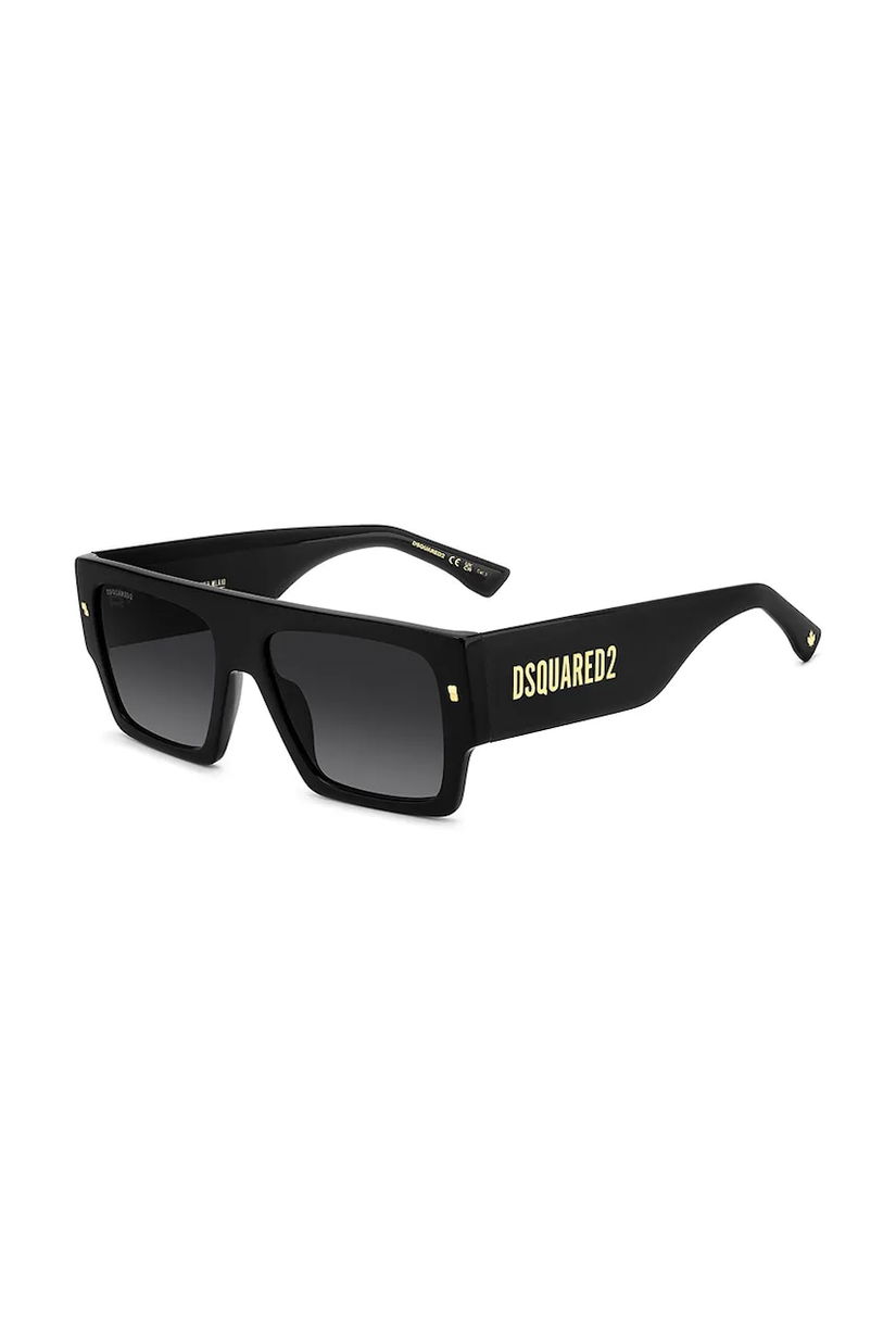 DSQUARED2 ochelari barbati, culoarea negru, D2 0165/S
