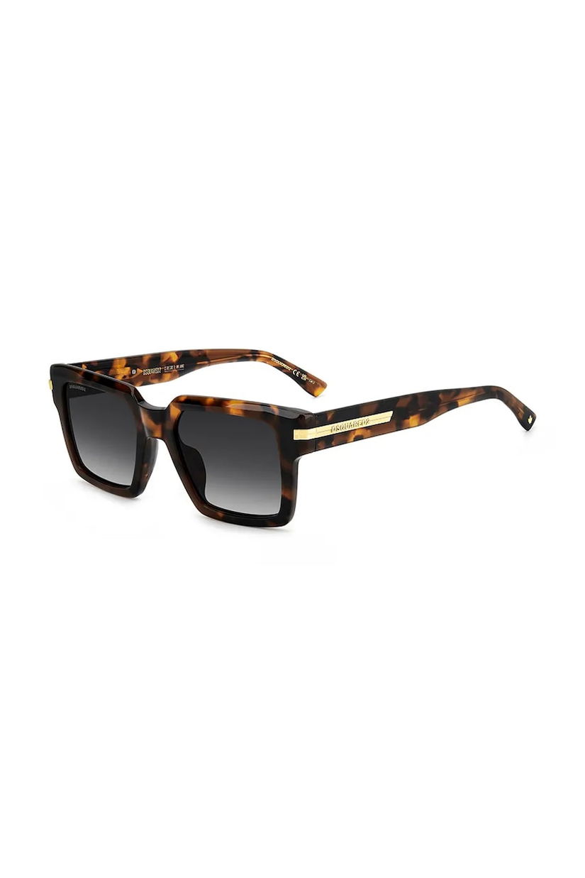 DSQUARED2 ochelari barbati, culoarea negru, D2 0161/G/S