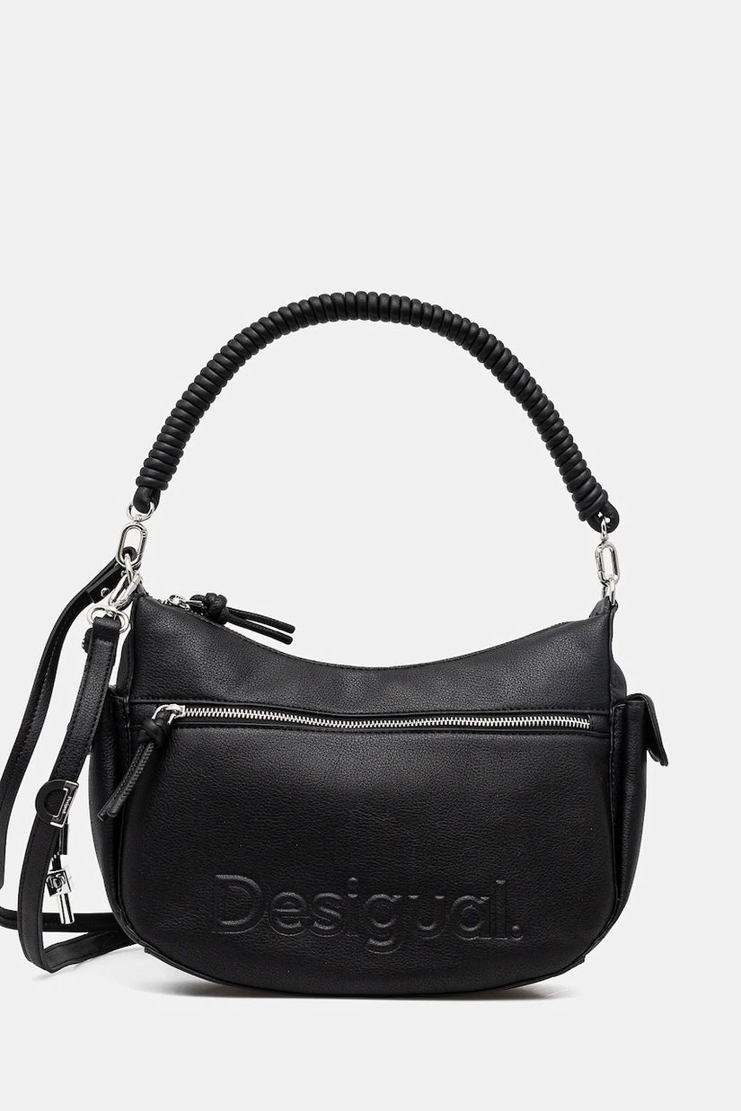Desigual poseta HALF ASTANA BLACK culoarea negru, 25SAXPBX