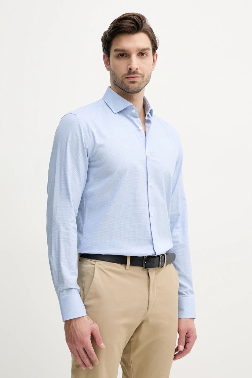 BOSS camasa barbati, cu guler italian, regular, 50539134