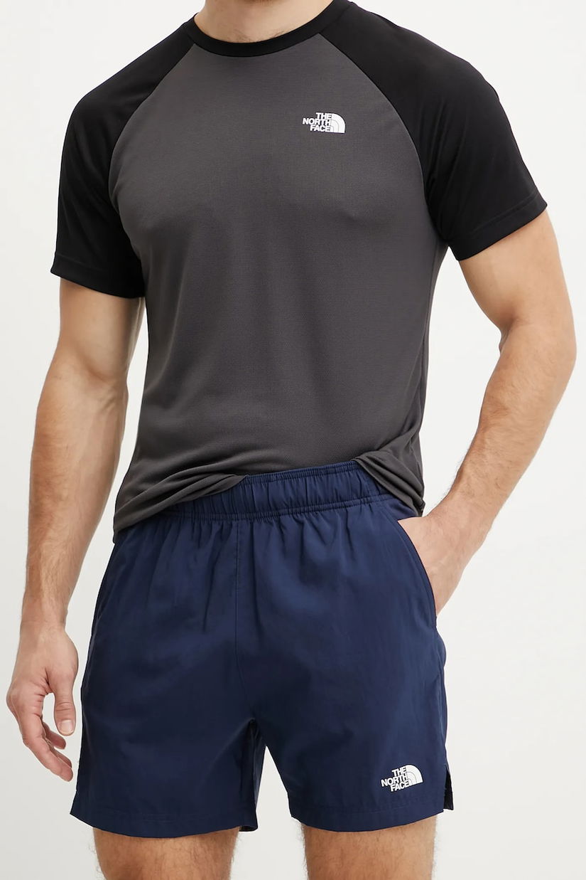 The North Face pantaloni scurti sport 24/7 barbati, culoarea albastru marin, NF0A882D8K21