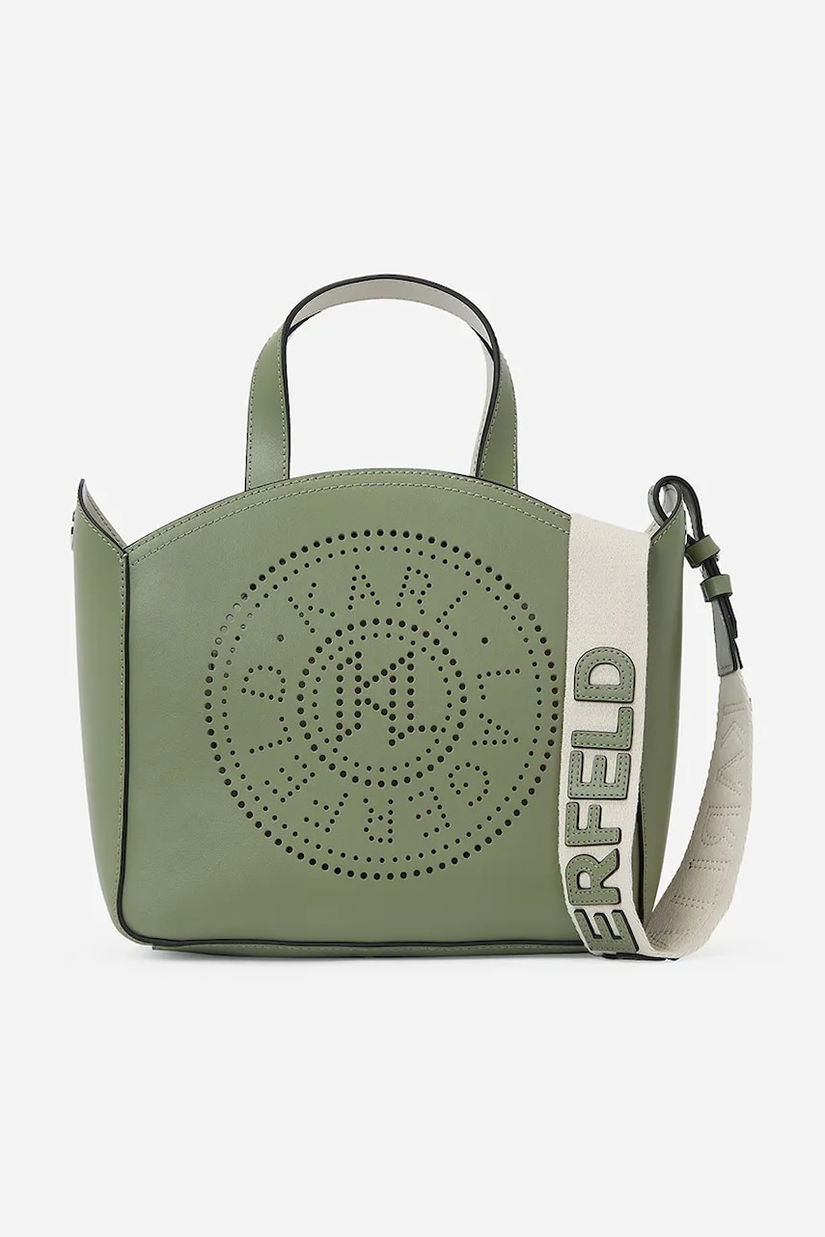 Karl Lagerfeld poseta de piele culoarea verde, A1W30058