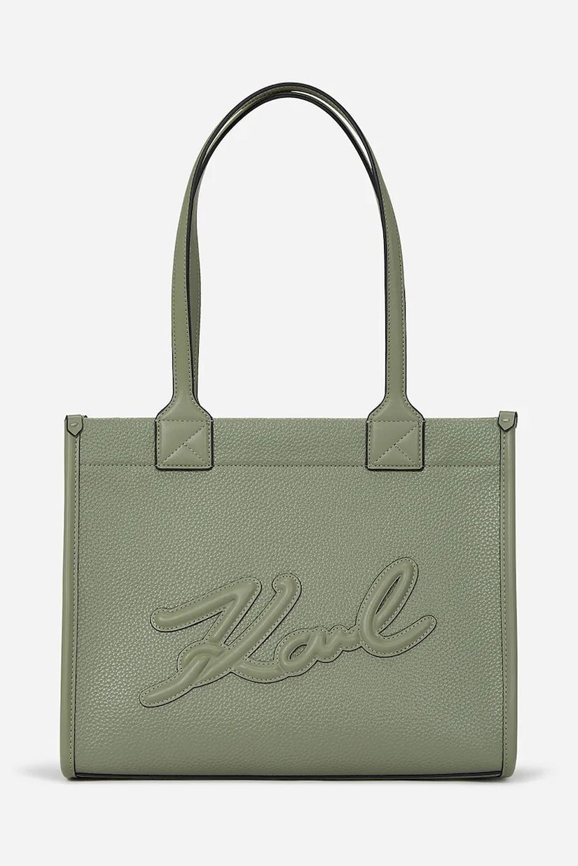 Karl Lagerfeld poseta culoarea verde, A1W30042