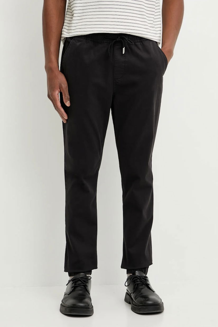 Tommy Jeans pantaloni barbati, culoarea negru, DM0DM20283