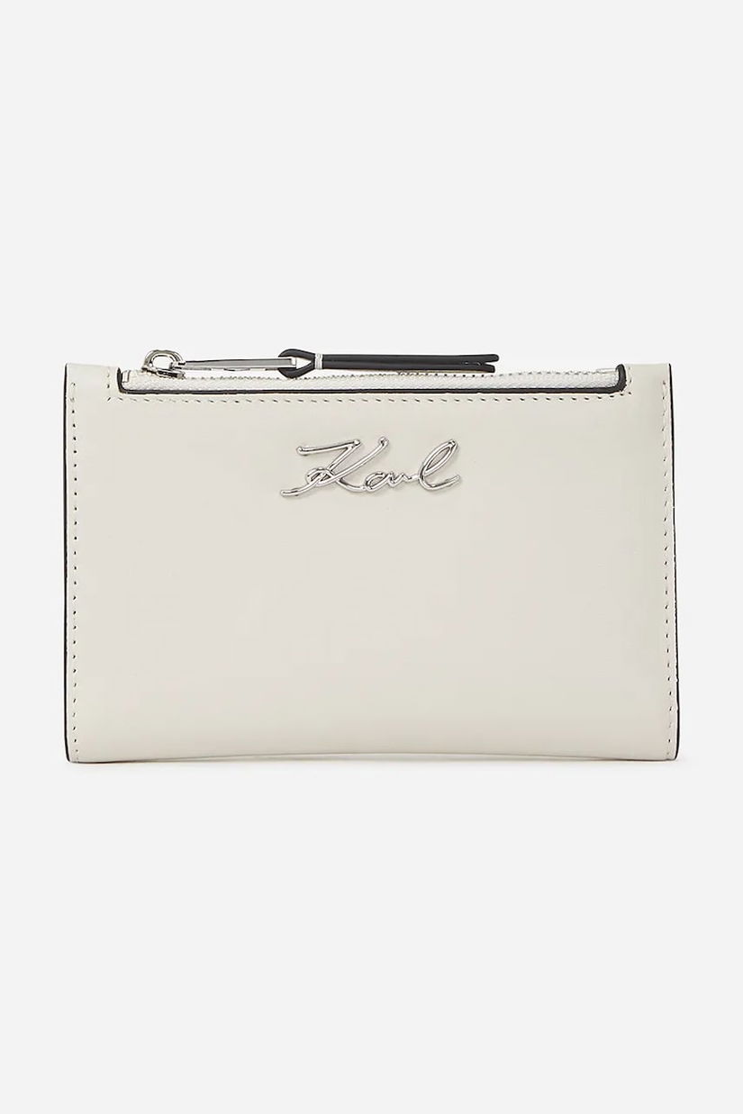 Karl Lagerfeld portofel femei, culoarea alb, A1W32104