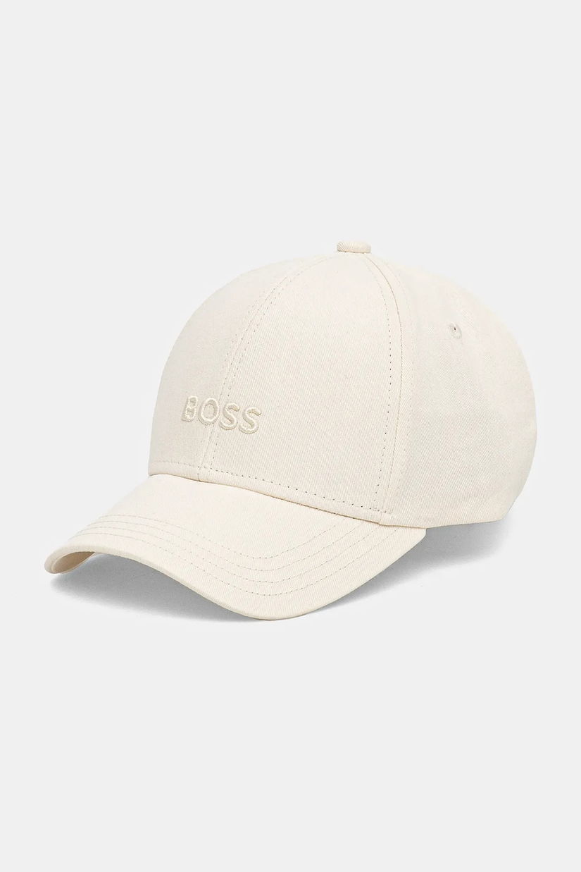 BOSS șapcă de baseball din bumbac culoarea negru, cu imprimeu, 50519889
