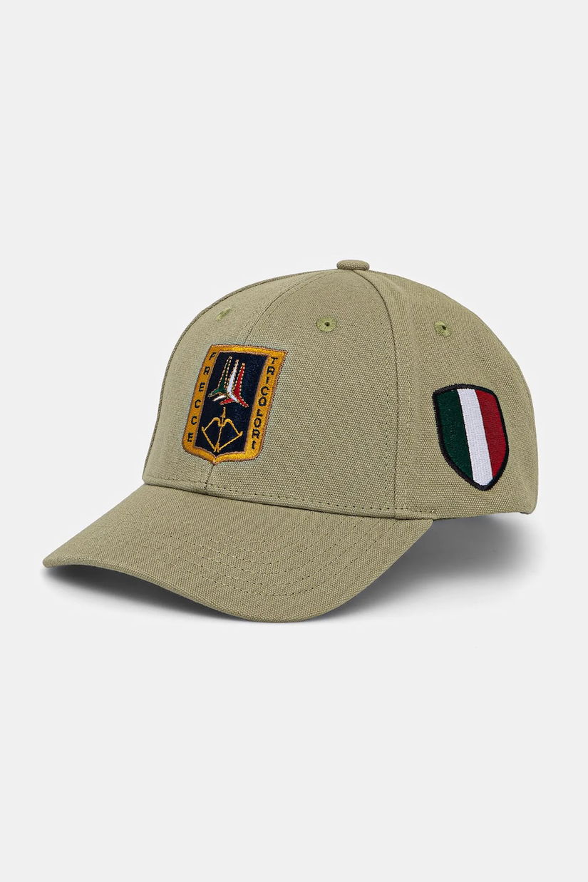 Aeronautica Militare șapcă de baseball din bumbac culoarea verde, cu imprimeu