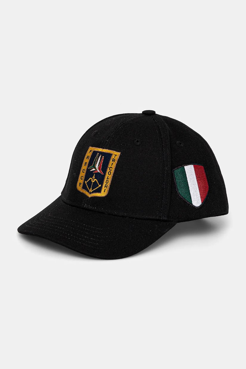 Aeronautica Militare șapcă de baseball din bumbac culoarea negru, cu imprimeu