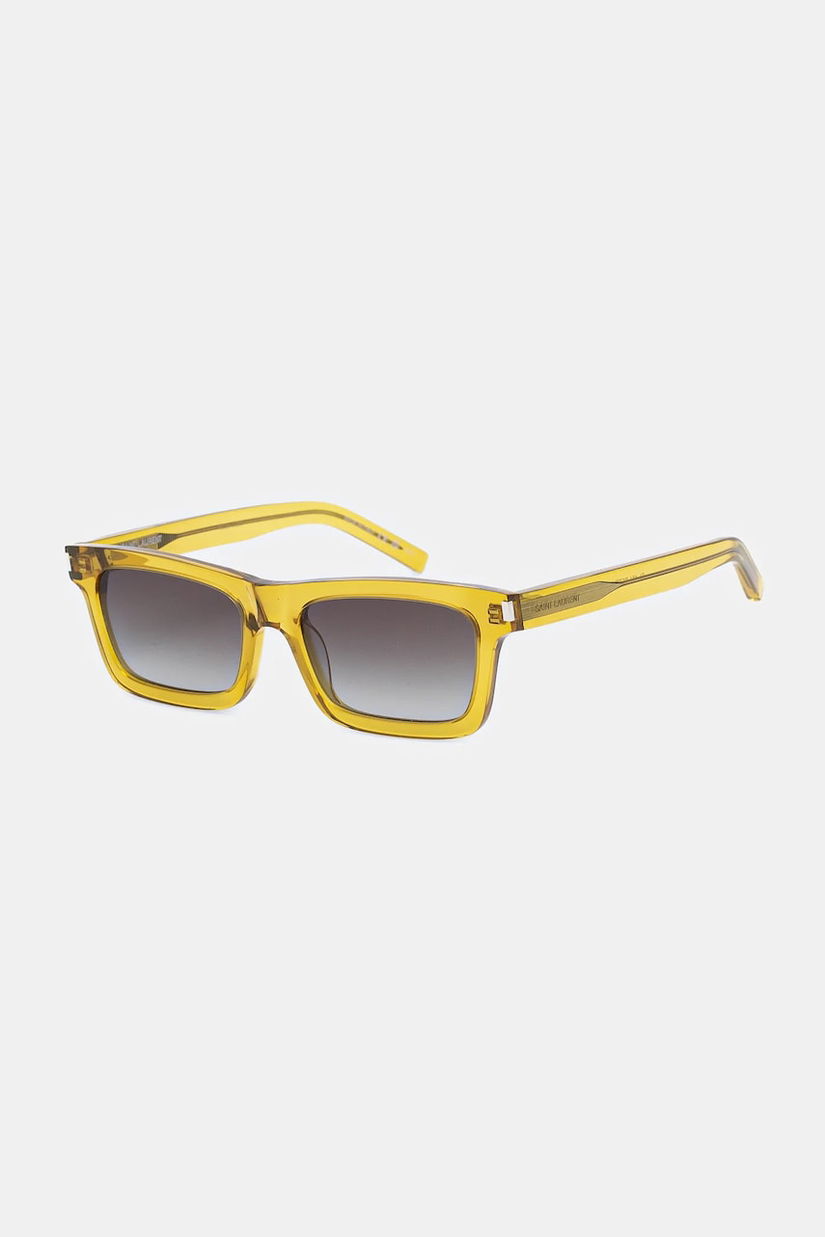 Saint Laurent ochelari de soare femei, culoarea galben