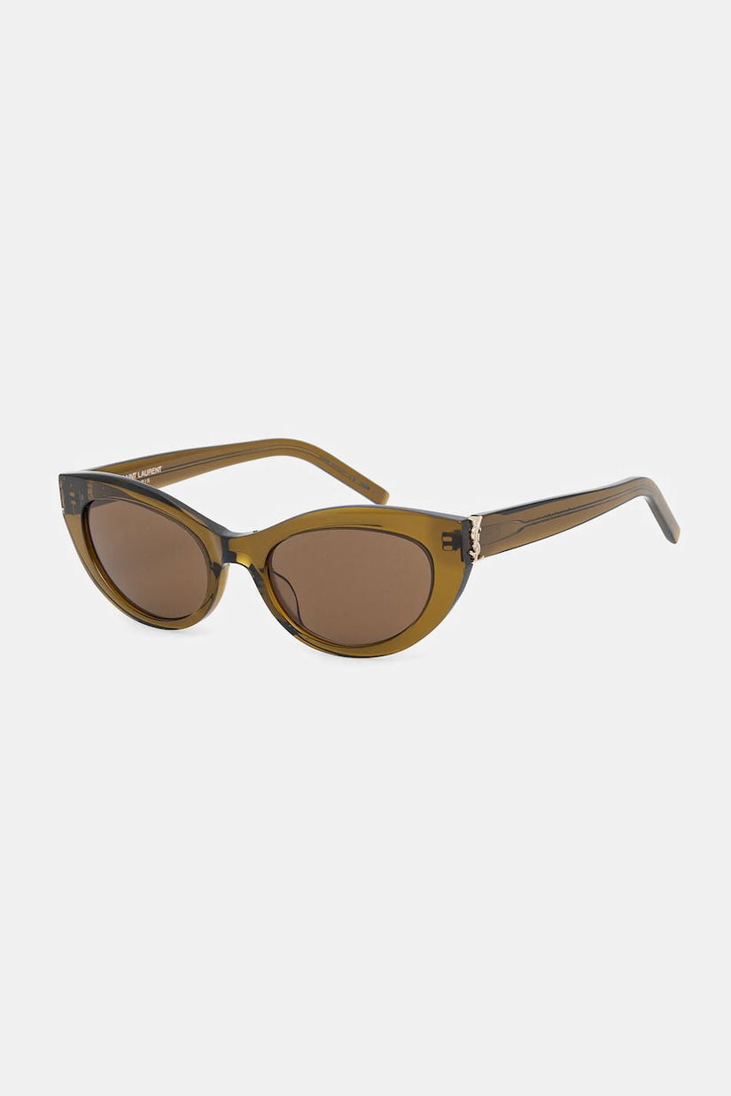 Saint Laurent ochelari de soare femei, culoarea maro