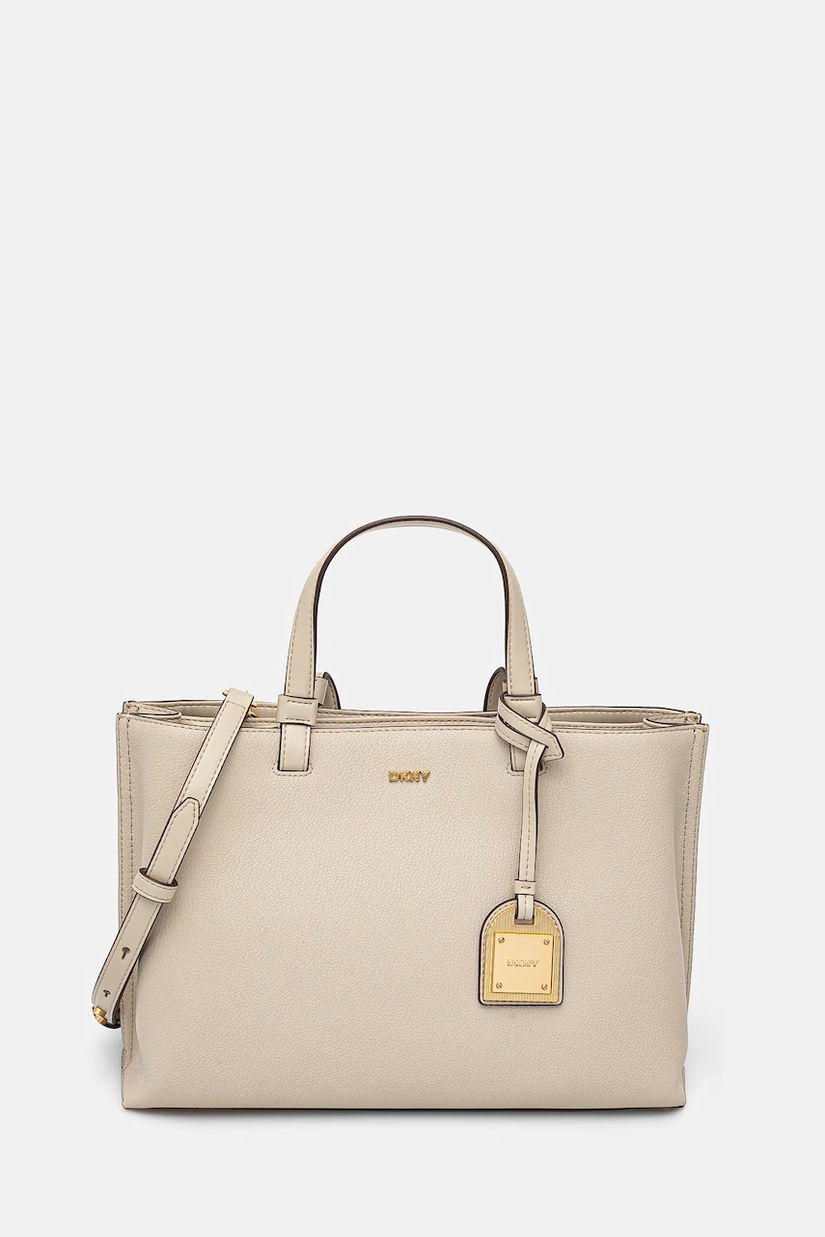 Dkny poseta de piele culoarea bej, R44D1I53