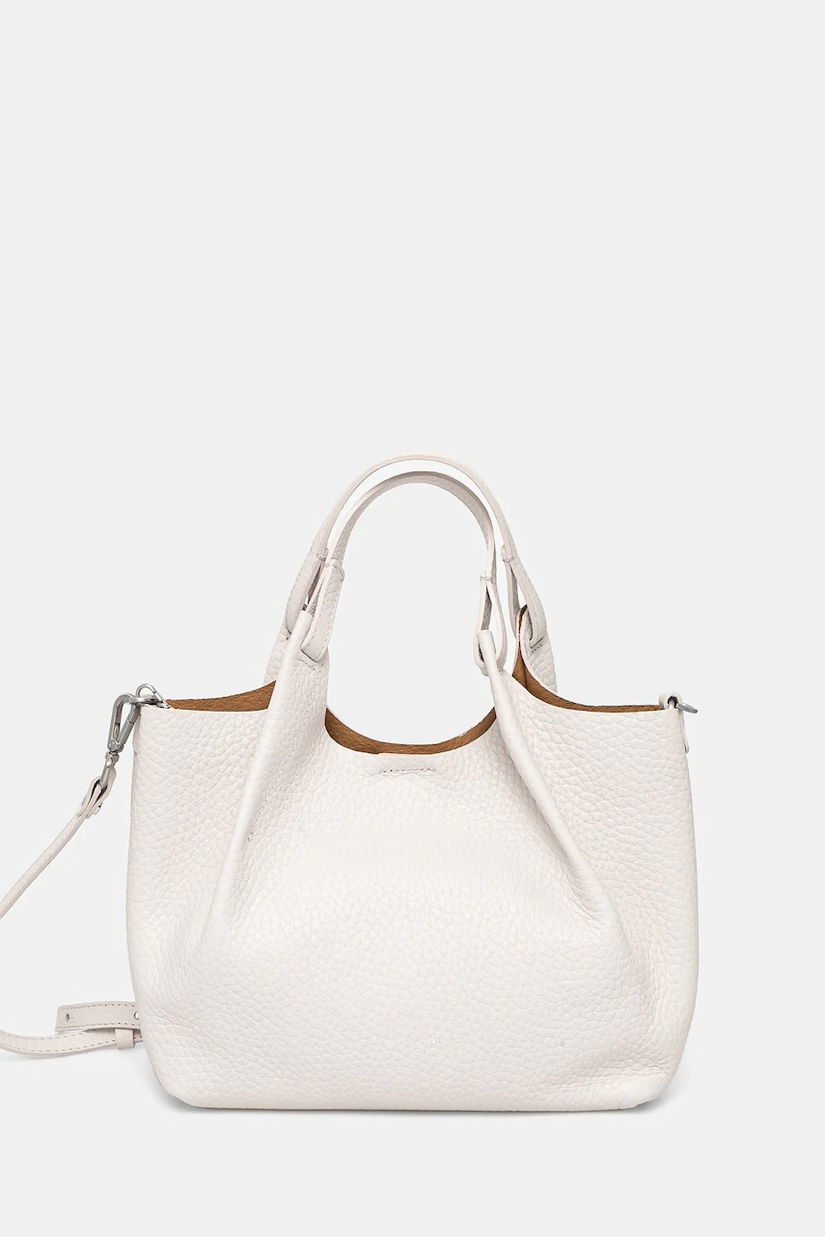 Gianni Chiarini poseta de piele DUA culoarea alb, BS 9719 RNGDBL