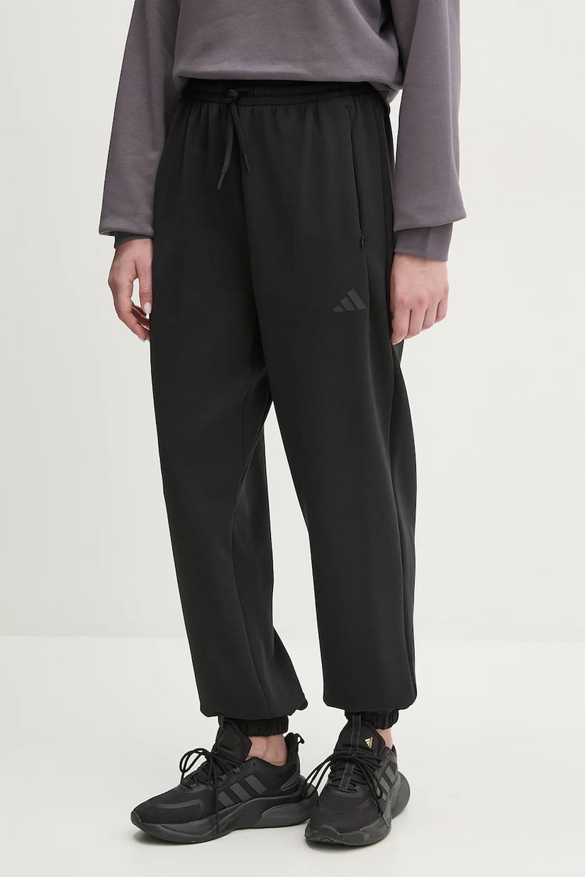 adidas Performance pantaloni de antrenament Designed for Training culoarea negru, neted, JP2644