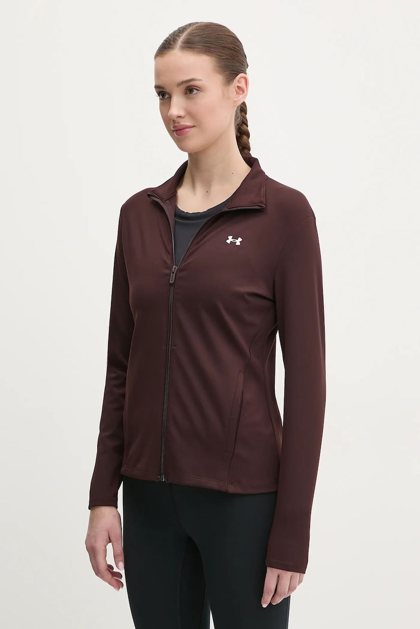 Under Armour hanorac de antrenament Motion EMEA culoarea maro, neted, 1388650