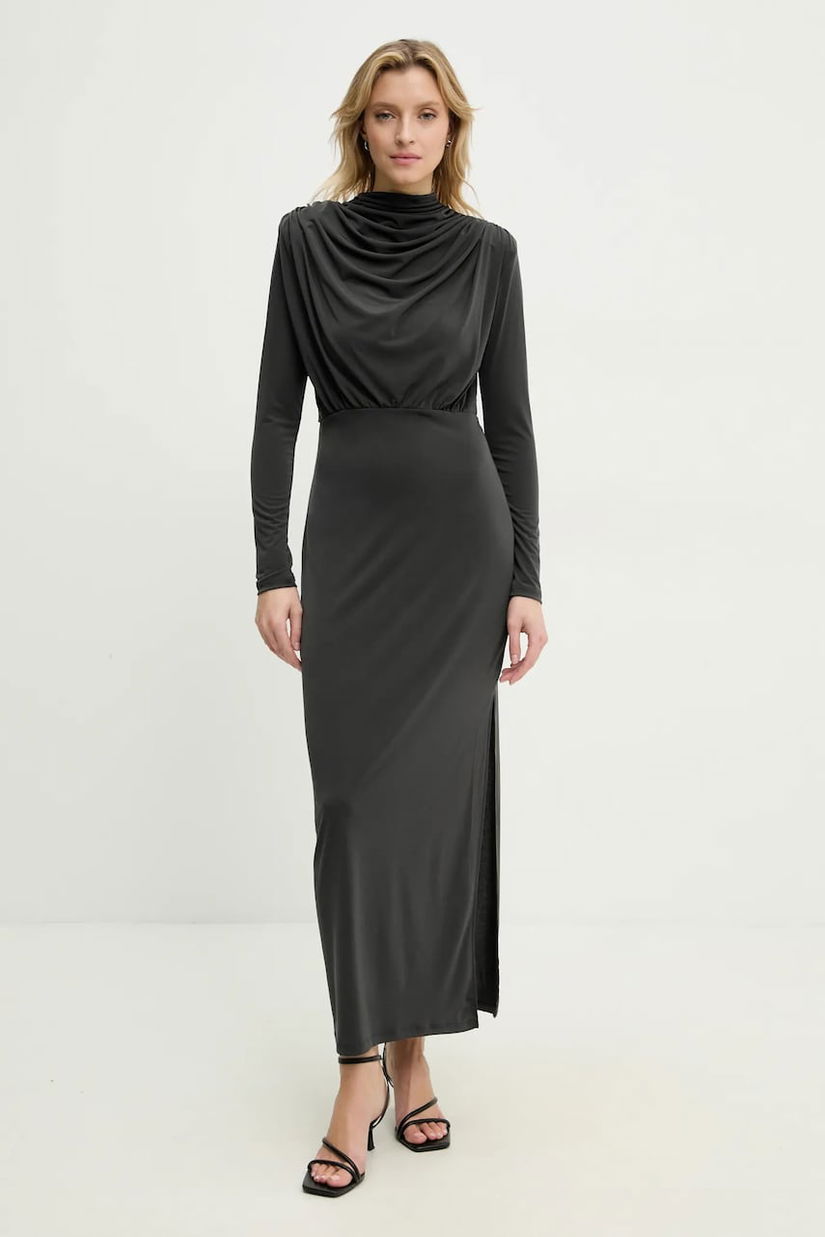 Answear Lab rochie culoarea verde, maxi, mulată