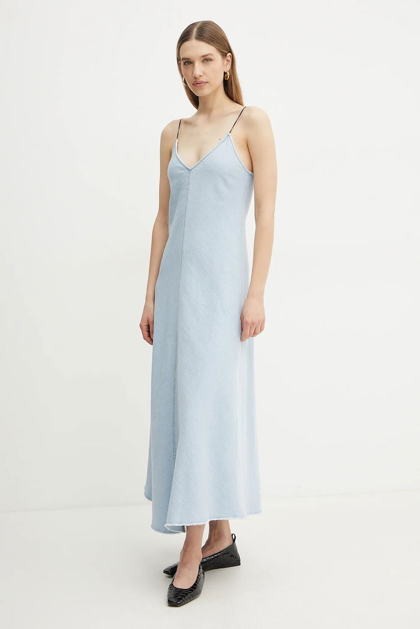 Forte Forte rochie din denim midi, evazată, 13549.my dress