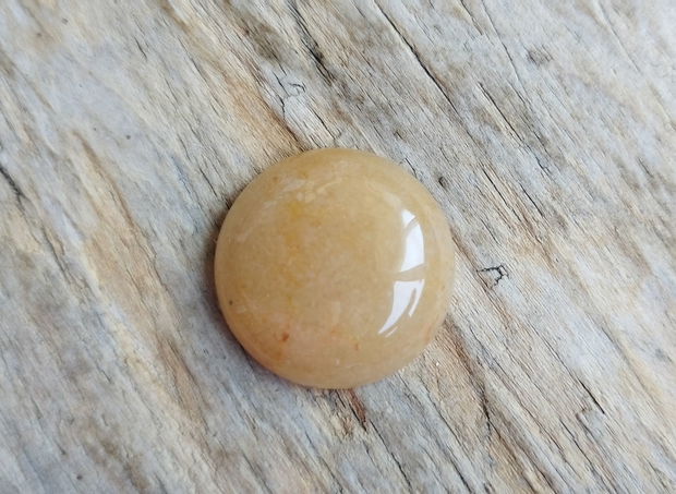 Cabochon aventurin galben, 25 mm