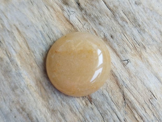 Cabochon aventurin galben, 25 mm