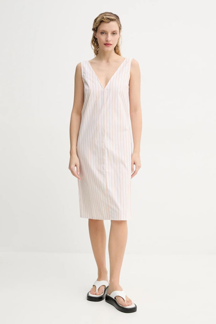 2NDDAY rochie Jovon culoarea alb, mini, dreaptă, 2252126245