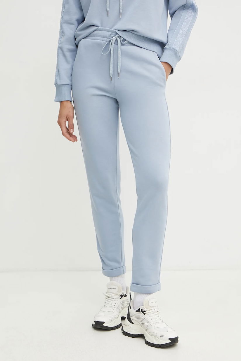 Luisa Spagnoli pantaloni de trening femei, neted, 541845